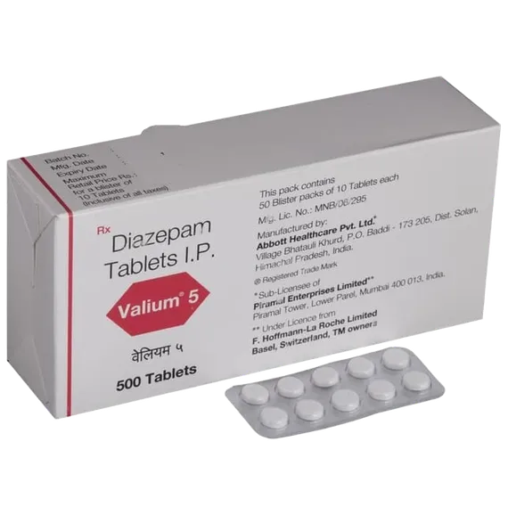 valium 5mg tablet 10's